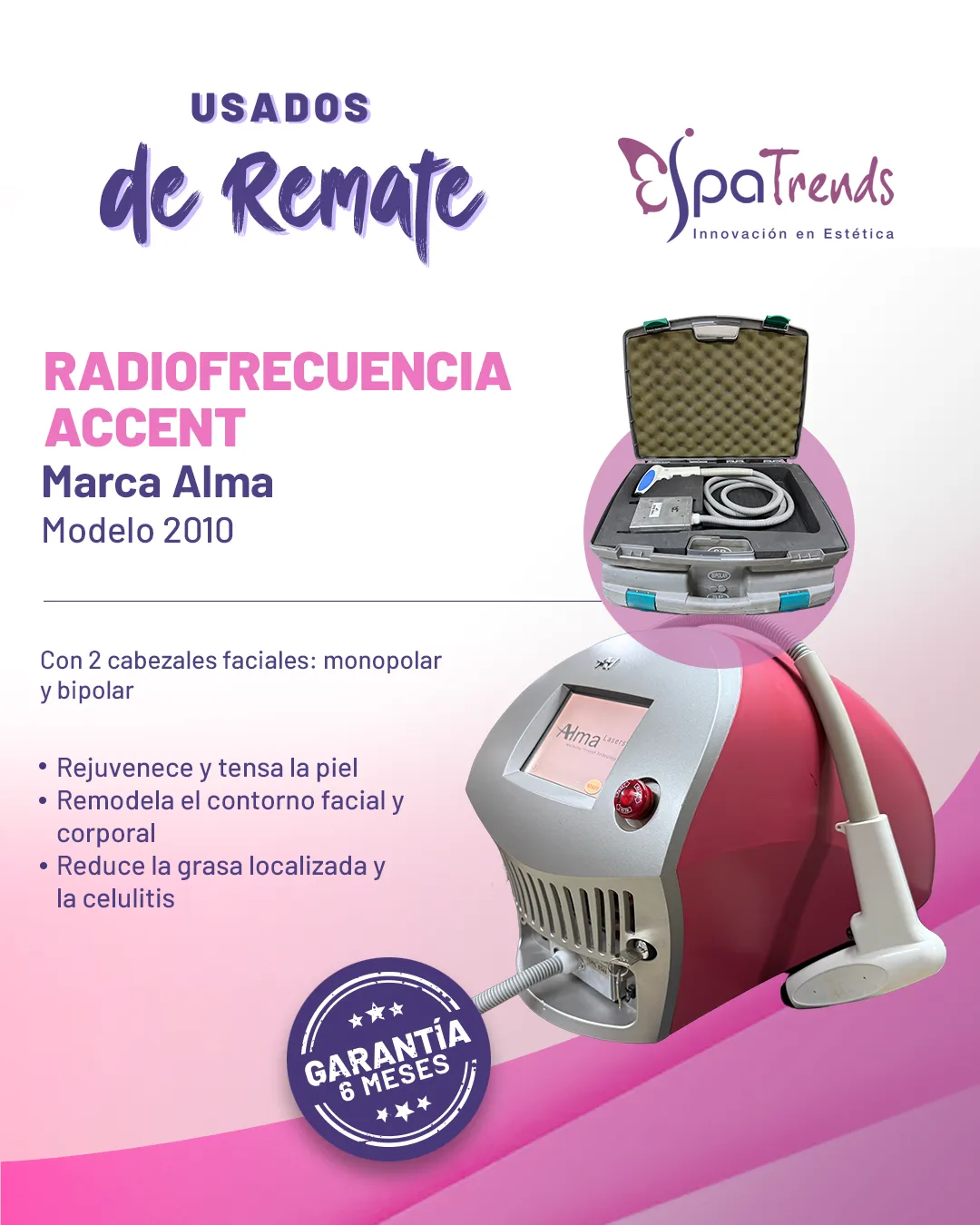 Radiofrecuencia Accent de Alma Láser, modelo 2010 — vista 1