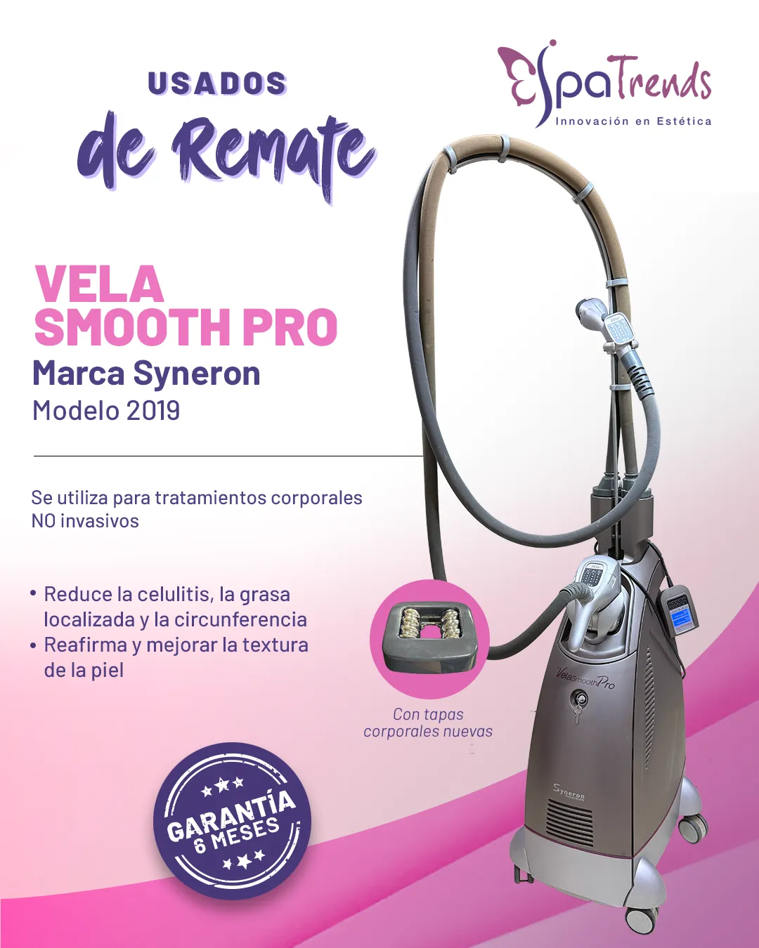 Vela Smoth Pro de Syneron, modelo 2019, impecable — vista 1