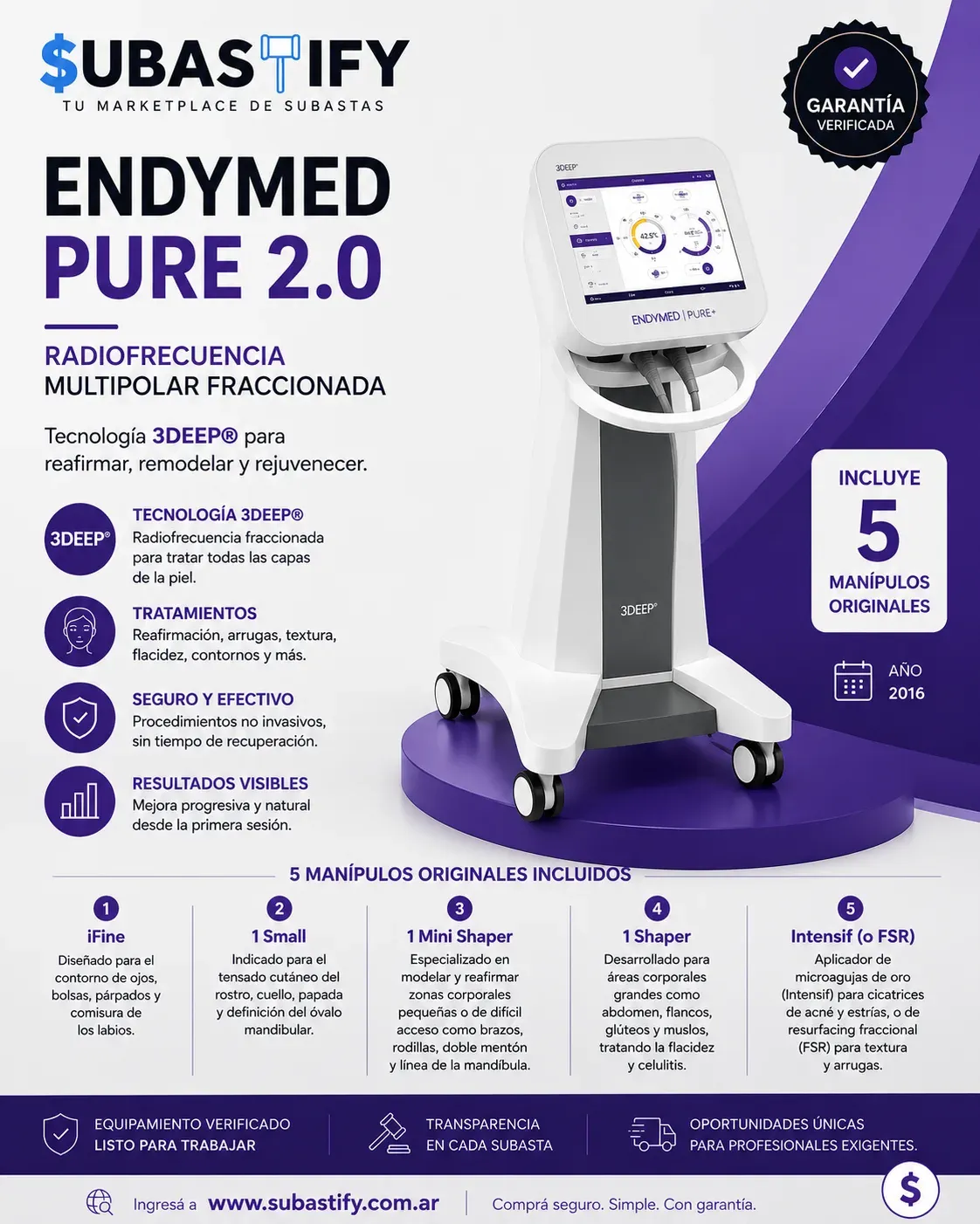 Radiofrecuencia Endymed Pure 2.0 — vista 1