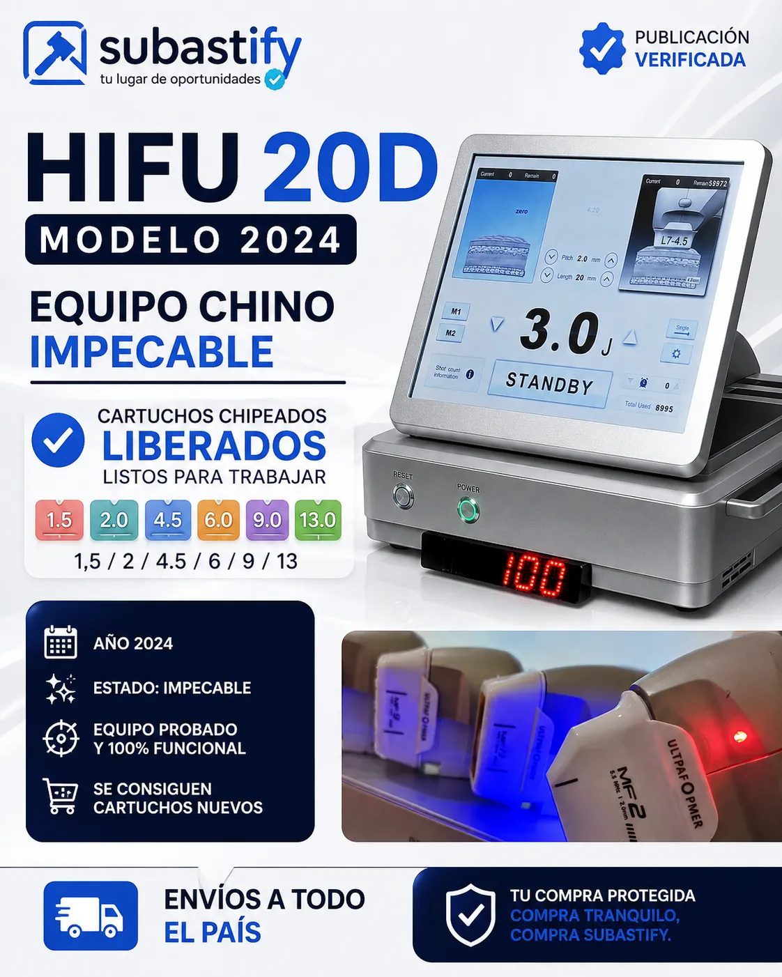 HIFU 20D Modelo 2024 — vista 1