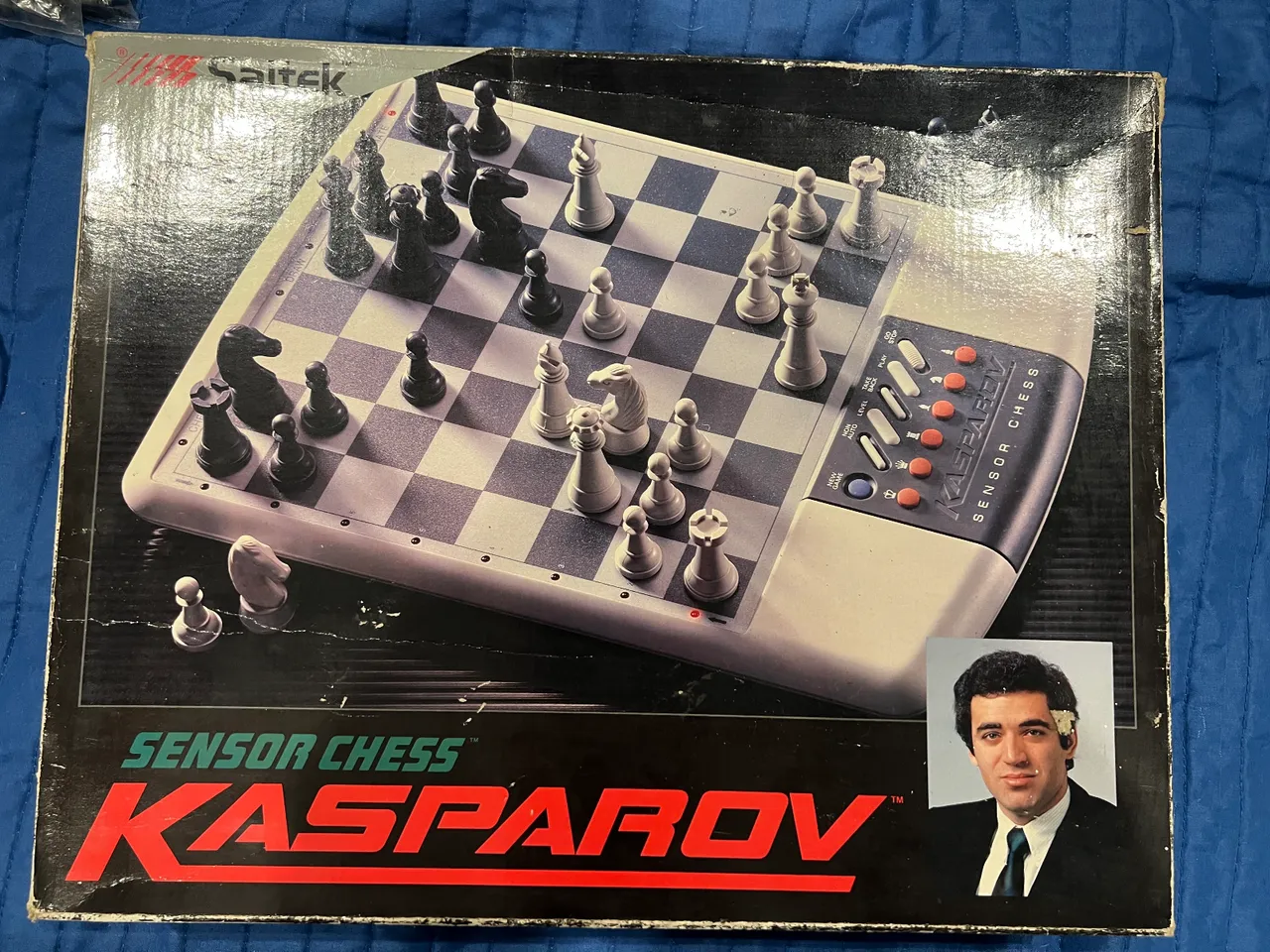 Ajedrez Electrónico Vintage Saitek Kasparov Sensor Chess – Completo – Sin Uso – — vista 1