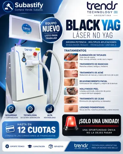 Láser ND YAG, modelo BLACK YAG de Trends Technology